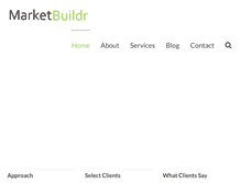 Tablet Screenshot of marketbuildr.com
